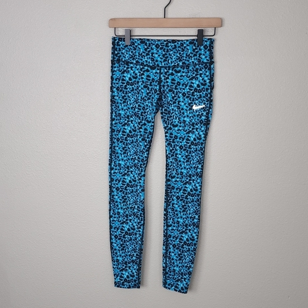 Nike Dri-Fit Leopard Print Lotus Epic Running Leggings